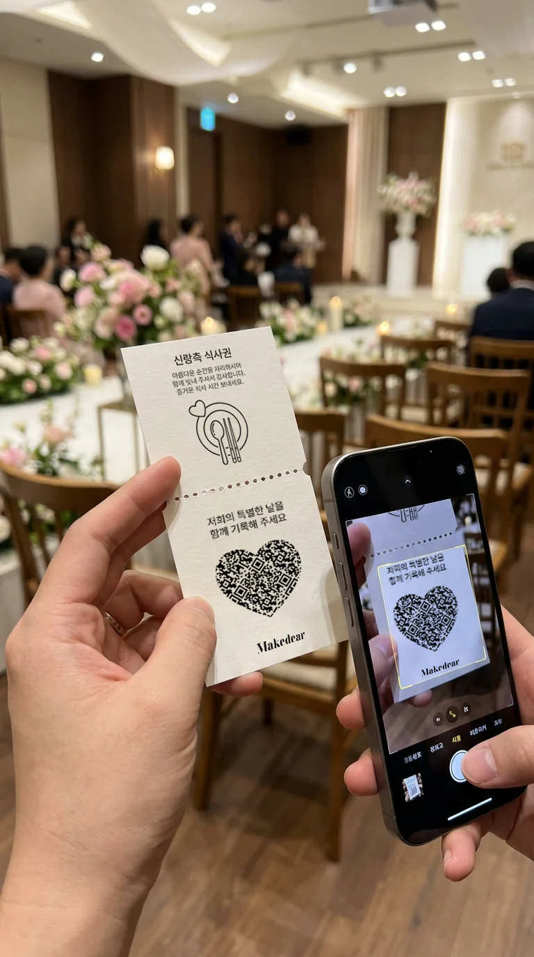 식권 QR 코드